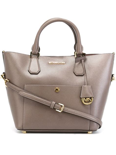 michael kors greenwich large grey|Michael Kors greenwich small.